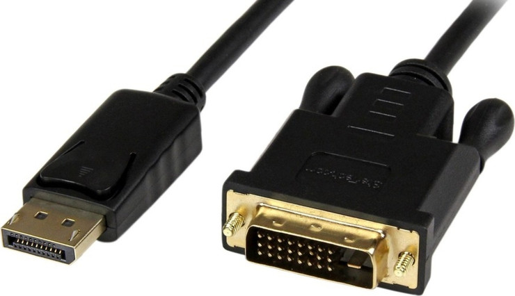 כבל מתאם DisplayPort זכר ל-DVI זכר באורך 1.8 מטר – Gold Touch