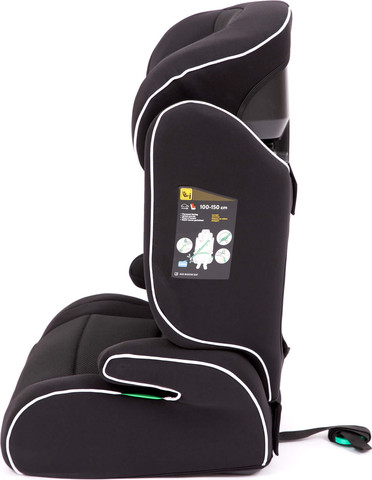 בוסטר ישיבה כולל משענת לרכב בתקינה חדשה דגם Sport R129 צבע הבוסטר אפור