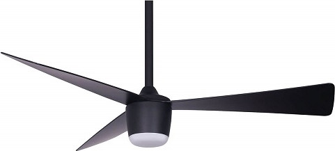 מאוורר תקרה 52" כולל גוף תאורה ושלט Star סטאר Star 7 52 שחור