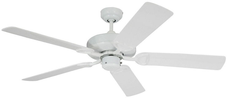 מאוורר תקרה חוץ כולל גוף תאורה 52" Star סטאר Outdoor לבן