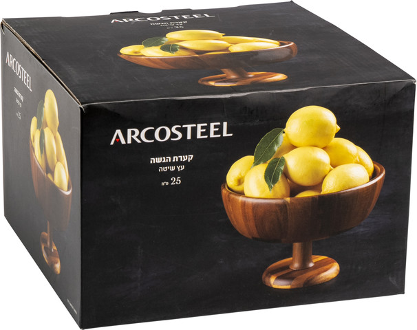 קערת הגשה עץ שיטה - ARCOSTEEL