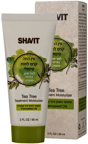 עץ התה קרם לחות טיפולי לעור שמן בעייתי ומעורב