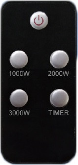 תנור חימום 3000W לתליה כולל שלט Gold Line גולד ליין ATL-2609 קליפסו