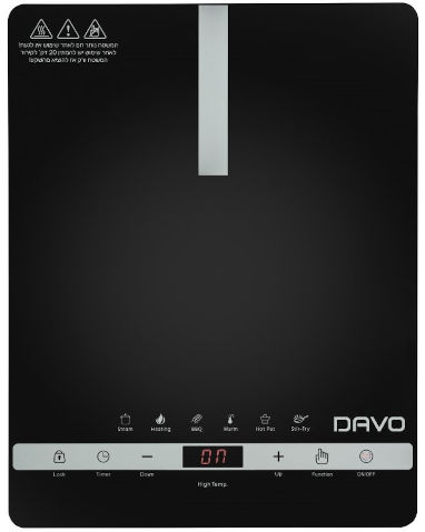כירת בישול קרמית Davo דאבו DAV305 שחור