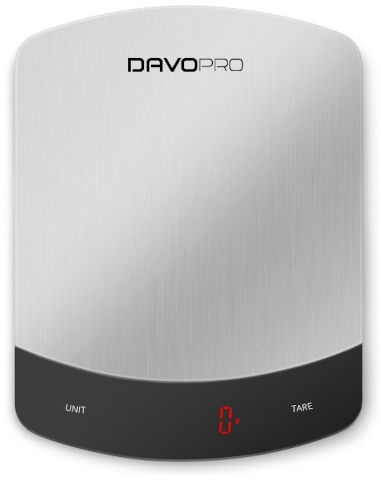 משקל מטבח דיגיטלי מקצועי Davo דאבו פרו DKS340