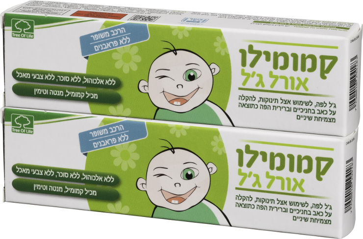 קמומילו אורל- ג'ל לפה לשימוש אצל תינוקות מארז