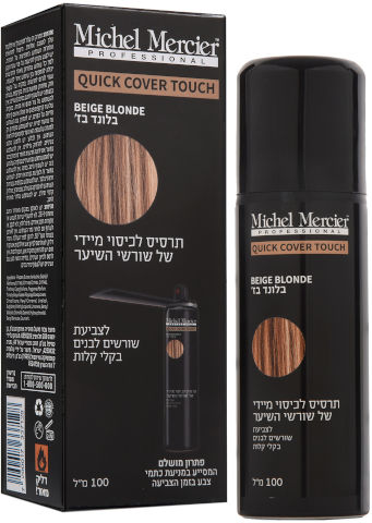 תרסיס לכיסוי מיידי של שורשי השיער-בלונד
