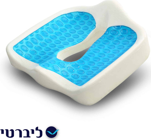 מושב ארגונומי ויסקו איכותי Drop Shape (כרית עם חור)