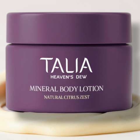 קרם גוף ללחות ורעננות עם גרידת הדרים טבעית  Mineral Body Lotion With Citrus Zest