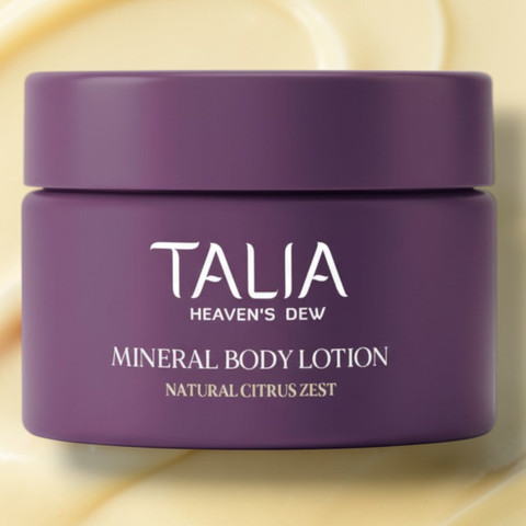 קרם גוף ללחות ורעננות עם גרידת הדרים טבעית  Mineral Body Lotion With Citrus Zest