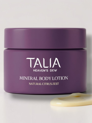 קרם גוף ללחות ורעננות עם גרידת הדרים טבעית  Mineral Body Lotion With Citrus Zest