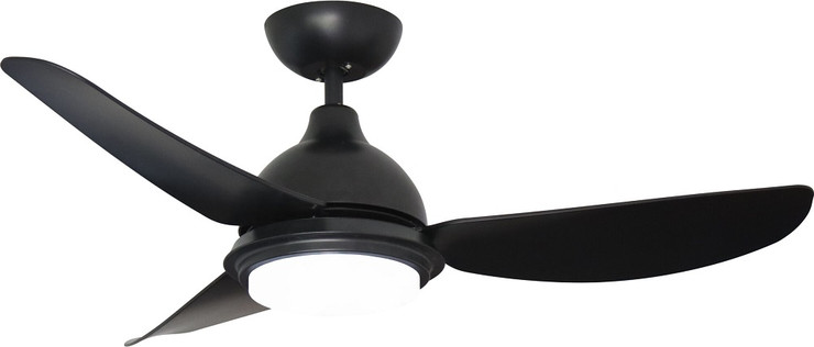 מאוורר תקרה 42" כולל תאורת LED משתנה Venta ונטה נובה - 42 שחור גוף שחור מט
