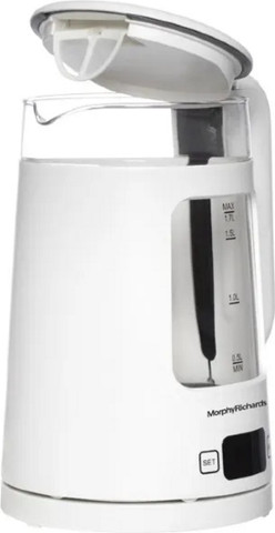 קומקום חשמלי חכם 1.7 ליטר Morphy Richards מורפי ריצ'ארדס Clear White 43988