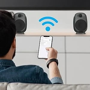 סט זוג רמקולים PROTEC DM511 80W עם Bluetooth וחיבורים Optical / Coaxial