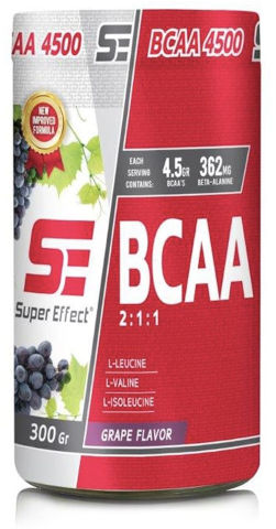 אבקת BCAA 4,500 טעם ענבים 300 גרם