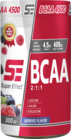 סופר אפקט BCAA אבקה בטעם פירות יער