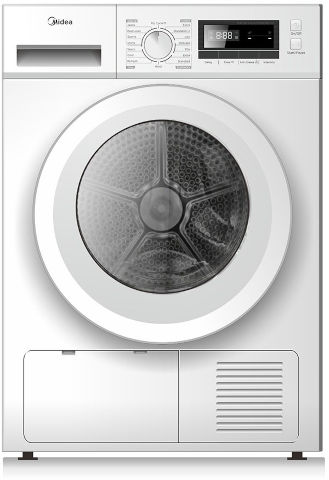 מייבש כביסה קונדנסור 8 ק"ג Midea מידאה MDG80-C05/B09E