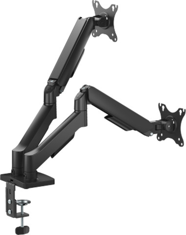 זרוע שולחנית כפולה למסך עד 32 אינץ' Gold Touch AR-220D | בוכנת גז איכותית
