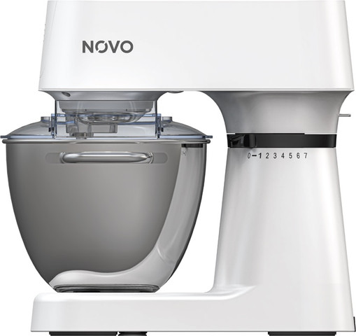 מיקסר מקצועי כולל 2 קערות - 5/6 ליטר NOVO נובו NSM7800 קרם