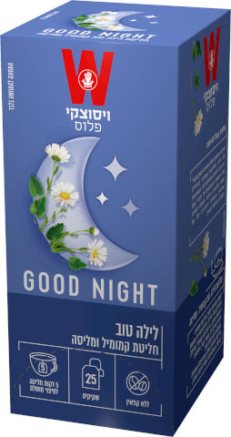 GOOD NIGHT - לילה טוב חליטת קמומיל ומליסה