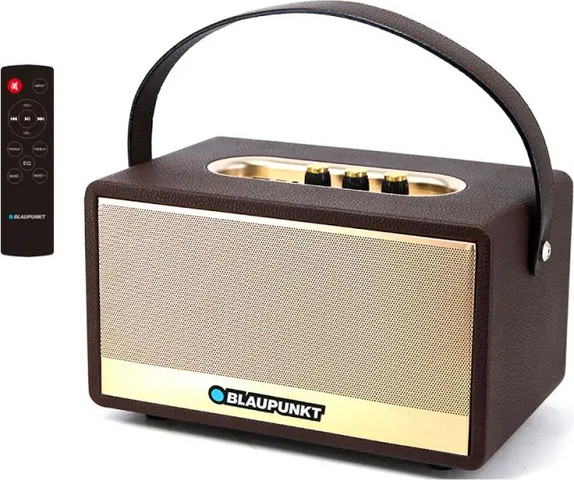 רמקול בחיבור Bluetooth נייד בעיצוב רטרו עם שלט PartySpeaker-1400
