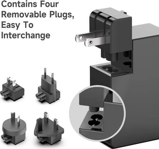 מטען אוניברסלי GAN 100W טעינה חכמה ומהירה PC-UCPLUS GAN 100W