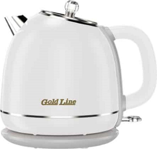 קומקום חשמלי נשלף 1.7 ליטר Gold Line גולד ליין Jewelry ATL-755W לבן