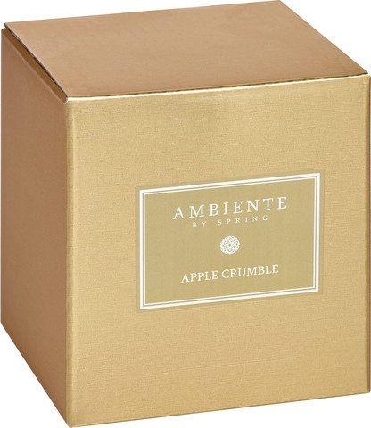 AMBIENTE נר בישום זהב - APPLE CRUMBLE