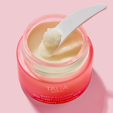 באלם סורבה לניקוי והסרת איפור Melting Glow Makeup Removing Rose Sorbet Face Balm