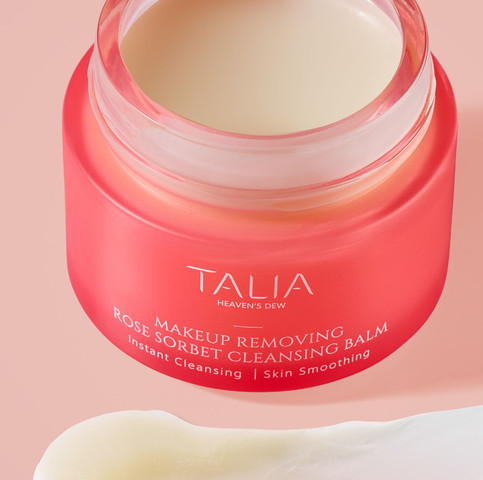 באלם סורבה לניקוי והסרת איפור Melting Glow Makeup Removing Rose Sorbet Face Balm