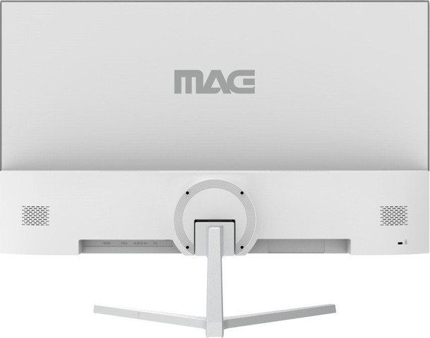 מסך מחשב MAG Flat D27F100SW 27" FHD IPS 100Hz HDMI VGA - רמקולים מובנים - צבע לבן