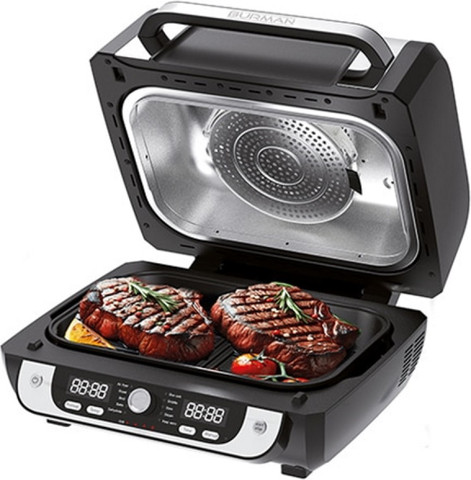 גריל חשמלי דיגיטלי ללא שמן Burman בורמן Multigrill Pro Burman B6530