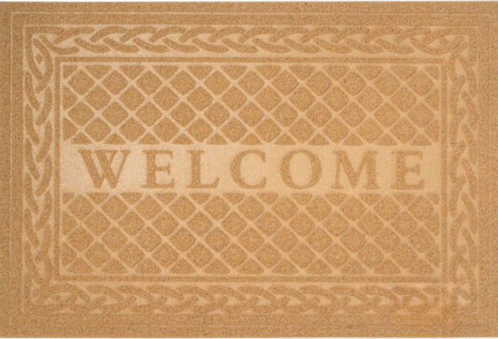 שטיח כניסה 90*60 welcome ס"מ שחור