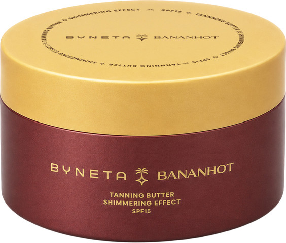 X  BANANHOT חמאת שיזוף שימרית עם SPF 15