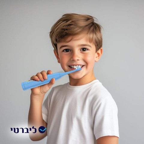 Fresh Gums מברשת שיניים חשמלית לילדים בצבע תכלת לגילאי 3 ומעלה