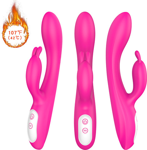 ENJOY My Rabbit – ויברטור ארנב לנשים עם רטט עוצמתי עם חימום, סיליקון רך ועמידות למים