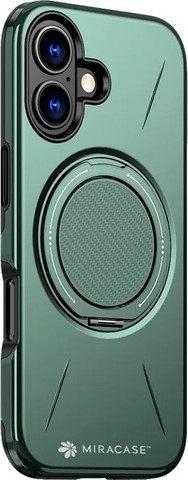 כיסוי ל-iPhone 17 בצבע ירוק דגם MiraMag מבית Miracase
