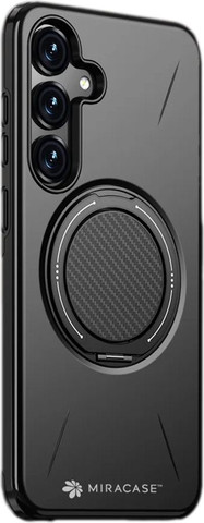 כיסוי ל-Samsung S25 בצבע שחור דגם MiraMag מבית Miracase