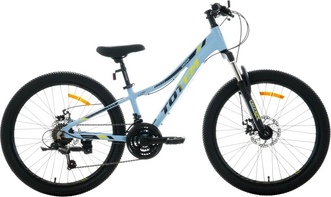 אופני הרים לילדים ונוער 24 תכלת/אפור כהה 1100-21S