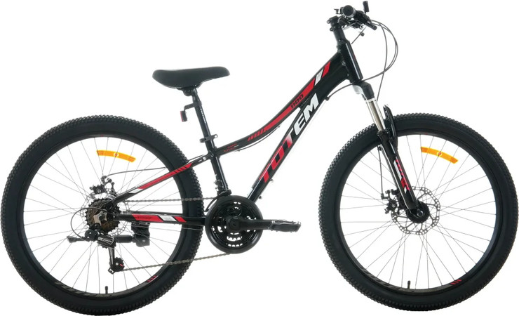 אופני הרים לילדים ונוער 24 שחור/לבן 1100-21S