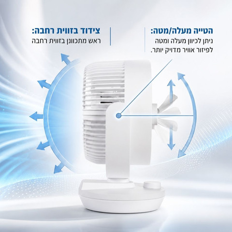 מאוורר שולחני Universe 30W יוניברס NRI-9010