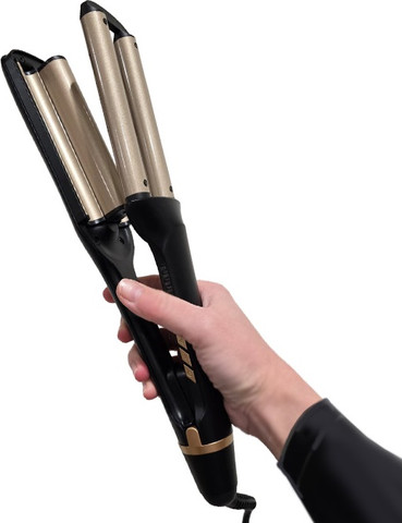 מסלסל שיער קרמי Gold Line גולד ליין Crimper Waver ATL-453