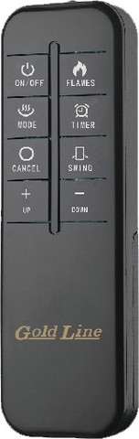מפזר חום מגדל כולל אפקט להבה ושלט Gold Line 2200W גולד ליין Flame Effect ATL-948B