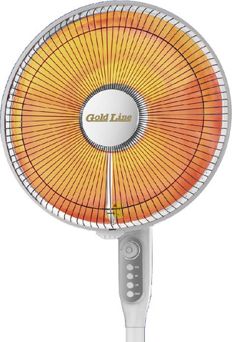 מקרן חום קרבון עמוד גבוה 18" Gold Line 1000W גולד ליין Carbon Crystal ATL-1406