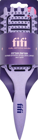 מברשת מגדירה לפתיחה ועיצוב תלתלים - סגולה