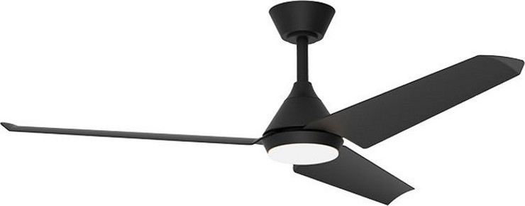 מאוורר תקרה 52" מוגן מים כולל שלט ותאורת Norther LED נורטר Tango שחור