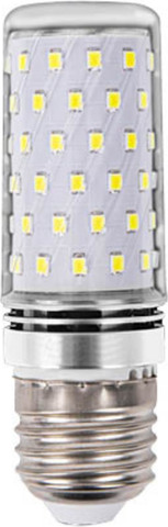 נורת לד שקופה T28 בהספק 10W עם הברגת E27 – גוון אור חם 3000K | OMEGA