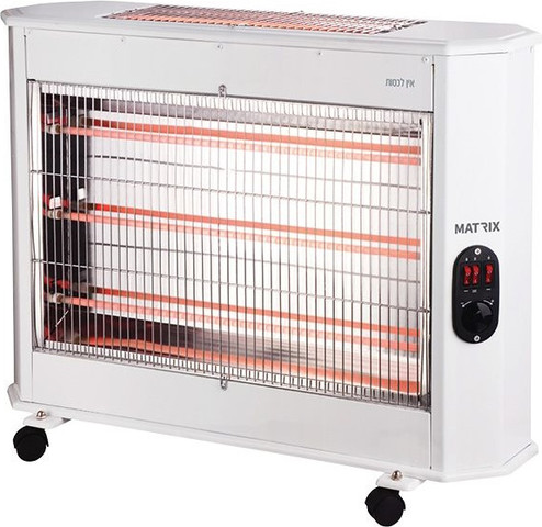 תנור חימום קוורץ ענק 2700W - ‏4 גופי חימום Matrix מאטריקס Oakland