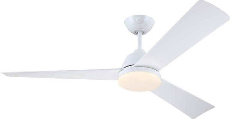 מאוורר תקרה חוץ 52" כולל תאורת 28W LED ושלט Westinghouse ווסטינגהאוס Ocean DC 52 - לבן