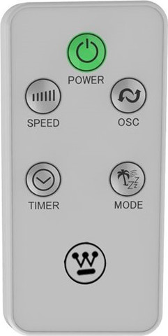 מאוורר מגדל דיגיטלי כולל שלט Westinghouse ווסטינגהאוס Airy - לבן